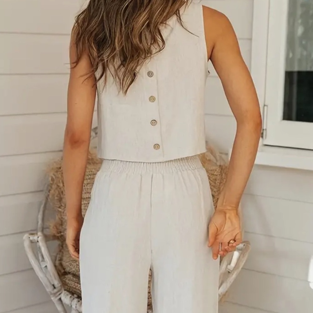 Casual Lounge Vest & Pants